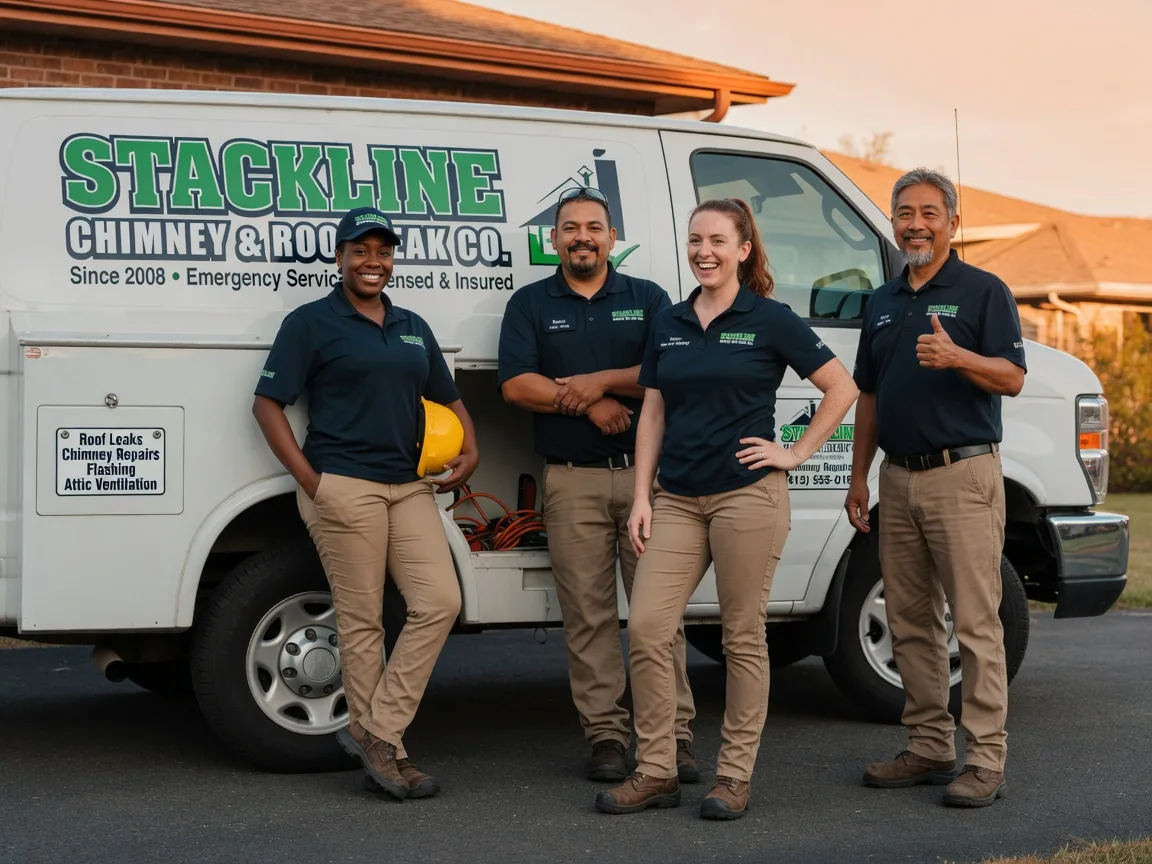 Chimney flashing repair company in Lenora, KS